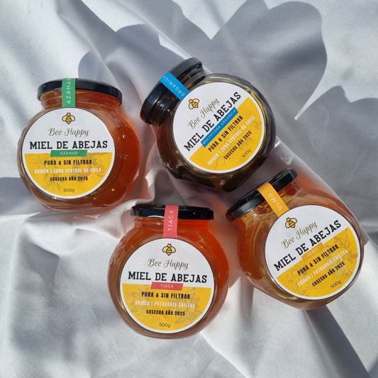 Pack Mieles Selección Premium - 4 x 500gr